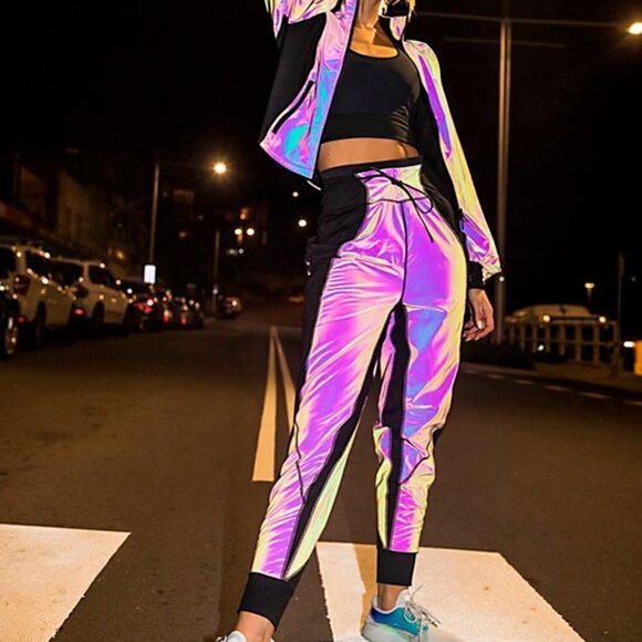 FP Movement by Free People Pants - FP Movement by Free People Iridescent Track Pants